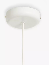 John Lewis Basic Ceiling Pendant Cord, White - thumbnail 4