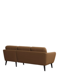 John Lewis Arlo RHF Chaise Leather Sofa, Dark Leg - thumbnail 4