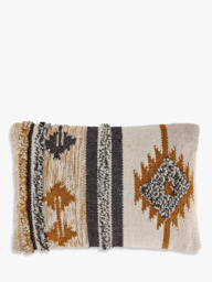 nkuku Tussi Sia Cushion Cover, Mustard/Grey