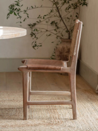 nkuku Nayan Dining Chair, Tan - thumbnail 6