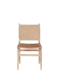 nkuku Nayan Dining Chair, Tan - thumbnail 2