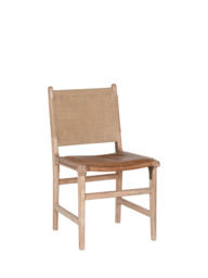nkuku Nayan Dining Chair, Tan
