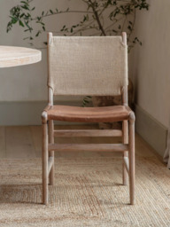 nkuku Nayan Dining Chair, Tan - thumbnail 4