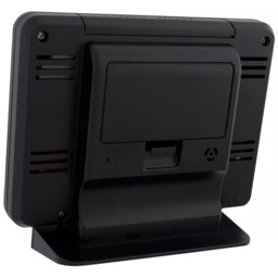 Acctim Radio Controlled Couples Digital Alarm Clock, Black - thumbnail 4