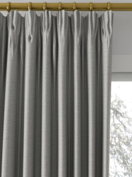 Designers Guild Mirissa Made to Measure Curtains or Roman Blind, Silver - thumbnail 2