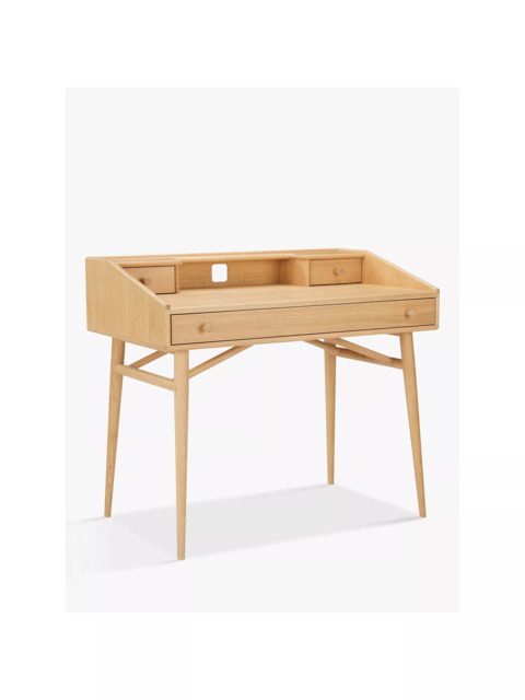 ercol for John Lewis Shalstone Desk, Oak - image 1