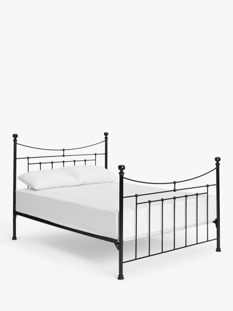 Wrought Iron And Brass Bed Co. Lily Iron Bed Frame, Super King Size - image 1