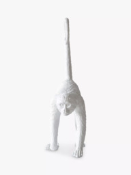 John Lewis Curious Monkey Garden Sculpture, H25cm - thumbnail 1