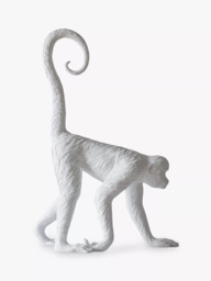John Lewis Curious Monkey Garden Sculpture, H25cm - thumbnail 3