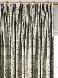 William Morris At Home Pimpernel Velvet Made to Measure Curtains or Roman Blind, Flint - thumbnail 2