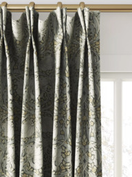 William Morris At Home Pimpernel Velvet Made to Measure Curtains or Roman Blind, Flint - thumbnail 4