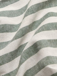 Piglet in Bed Pembroke Stripe Linen Blend Bedding - thumbnail 5