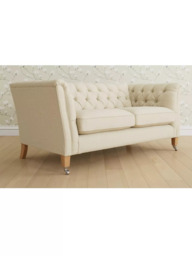 Laura Ashley Chatsworth Medium 2 Seater Sofa, Oak Leg - thumbnail 1