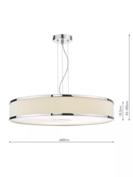 Där Alvaro Diffuser Ceiling Light, Large - thumbnail 6