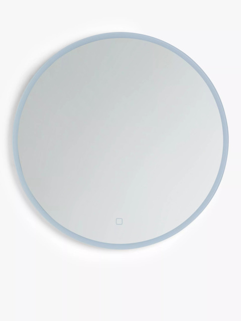 John Lewis Aura Wall Mounted Illuminated Bathroom Mirror, Round - image 1