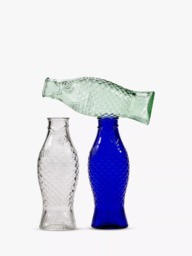 Serax Fish & Fish Glass Bottle Vase/Carafe, 1L - thumbnail 5