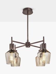 Industville Henley 4 Arm Schoolhouse Shade Pendant Ceiling Light - thumbnail 4