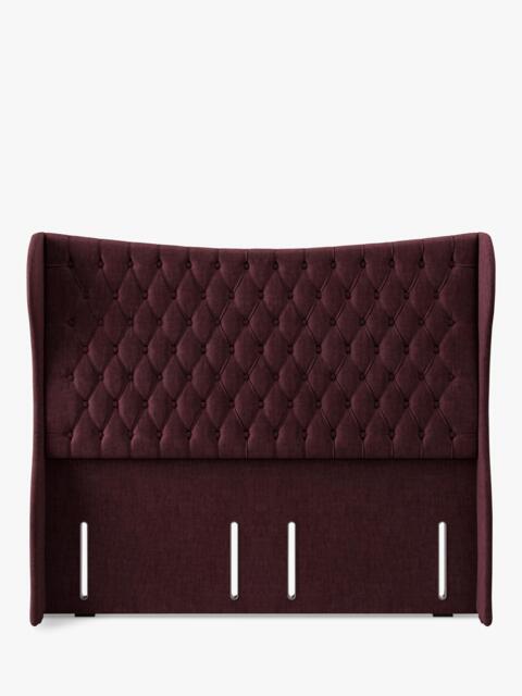 Hypnos Elizabeth Extra Wide Upholstered Headboard, Super King Size - image 1