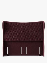 Hypnos Elizabeth Extra Wide Upholstered Headboard, Super King Size - thumbnail 1