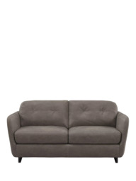 John Lewis Arlo Medium 2 Seater Leather Sofa Bed, Dark Leg - thumbnail 5