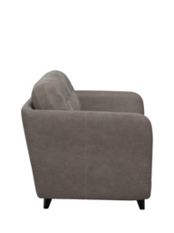 John Lewis Arlo Medium 2 Seater Leather Sofa Bed, Dark Leg - thumbnail 3