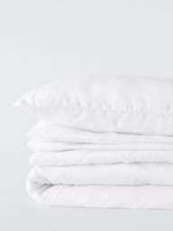 John Lewis Kids' Easycare Duvet, Pillow, Waterproof Protectors and Fitted Sheet Set, 4 Tog, Cot
