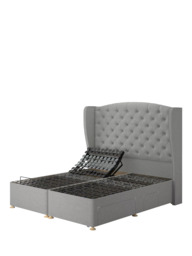 TEMPUR® Suffolk Adjustable Disc Continental 2 Drawer Divan Base, Single - thumbnail 3
