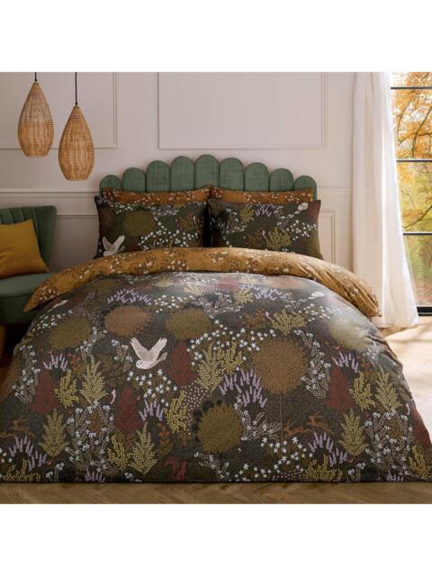 Sara Miller Owl Forest Reversible Duvet Cover Set