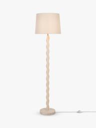 John Lewis Wiggle Wooden Floor Lamp - thumbnail 1