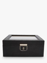WOLF Palermo Leather 6 Piece Watch Box - thumbnail 1