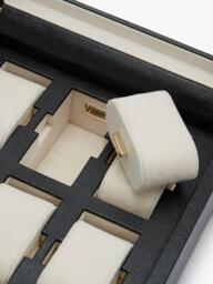 WOLF Palermo Leather 6 Piece Watch Box - thumbnail 4