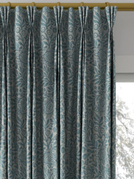 John Lewis Hidcote Weave Made to Measure Curtains or Roman Blind, Heritage Blue - thumbnail 6