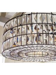 Pottery Barn Adeline Large Crystal Chandelier Ceiling Light, Bronze - thumbnail 6