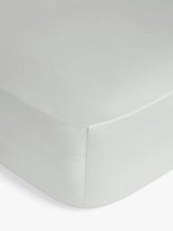 John Lewis 300 Thread Count Fitted Sheet containing TENCEL™ Lyocell - thumbnail 1