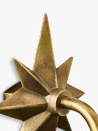 John Lewis Astrid Star Wall Lamp Base, Aged Brass - thumbnail 5