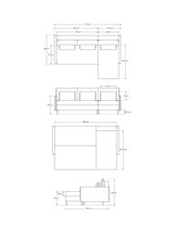 Swyft Model 12 RHF Chaise End Sofa Bed - thumbnail 2