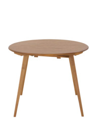 ercol for John Lewis Bellingdon 4-6 Seater Round/Oval Extending Dining Table, Ash - thumbnail 4