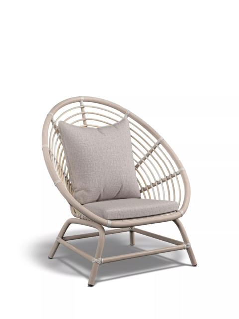 Laura Ashley Havana Garden Chair, Dove Grey - image 1