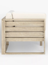 John Lewis St Ives Garden Corner Chair Section with Cushions, FSC-Certified (Eucalyptus Wood), Natural - thumbnail 6
