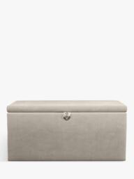 John Lewis Emily Upholstered Ottoman Storage Box - thumbnail 2
