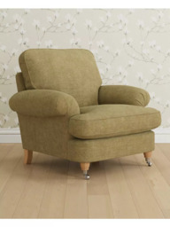 Laura Ashley Beaumaris Armchair, Oak Leg - thumbnail 1