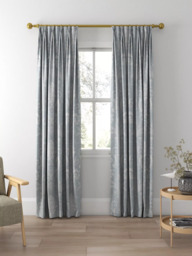 Laura Ashley Josette Woven Made to Measure Curtains or Roman Blind, Pale Seaspray - thumbnail 5