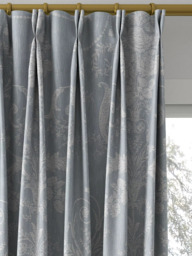 Laura Ashley Josette Woven Made to Measure Curtains or Roman Blind, Pale Seaspray - thumbnail 4