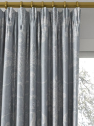 Laura Ashley Josette Woven Made to Measure Curtains or Roman Blind, Pale Seaspray - thumbnail 2
