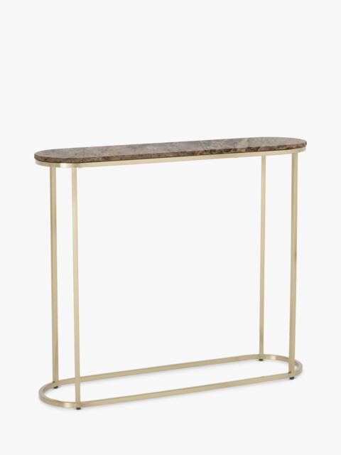 John Lewis Ned Marble Top Console Table, Brown - image 1