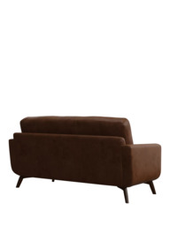 John Lewis Barbican Medium 2 Seater Leather Sofa, Dark Leg - thumbnail 4