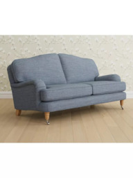 Laura Ashley Lynden Medium 2 Seater Sofa, Oak Leg - thumbnail 1