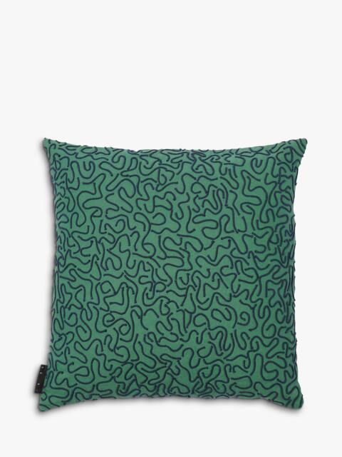 The Conran Shop Ripple Cotton Cushion Cover, Green - image 1
