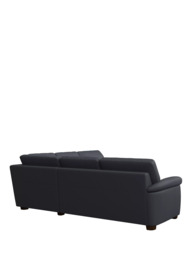 John Lewis Camden 5+ Seater Corner Leather Sofa, Dark Leg - thumbnail 4
