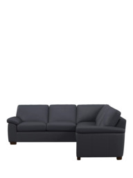 John Lewis Camden 5+ Seater Corner Leather Sofa, Dark Leg - thumbnail 5
